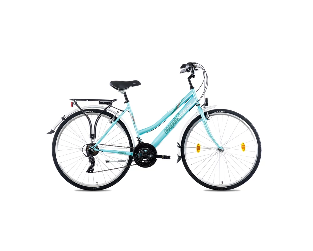 Csepel Landrider női türkiz túratrekking kerékpár 17" vázméret