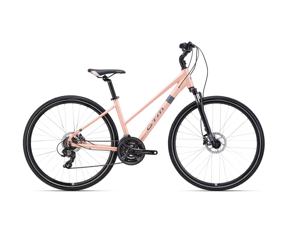 CTM Maxima 1.0 női matt világosrózsaszín 2026 cross trekking kerékpár