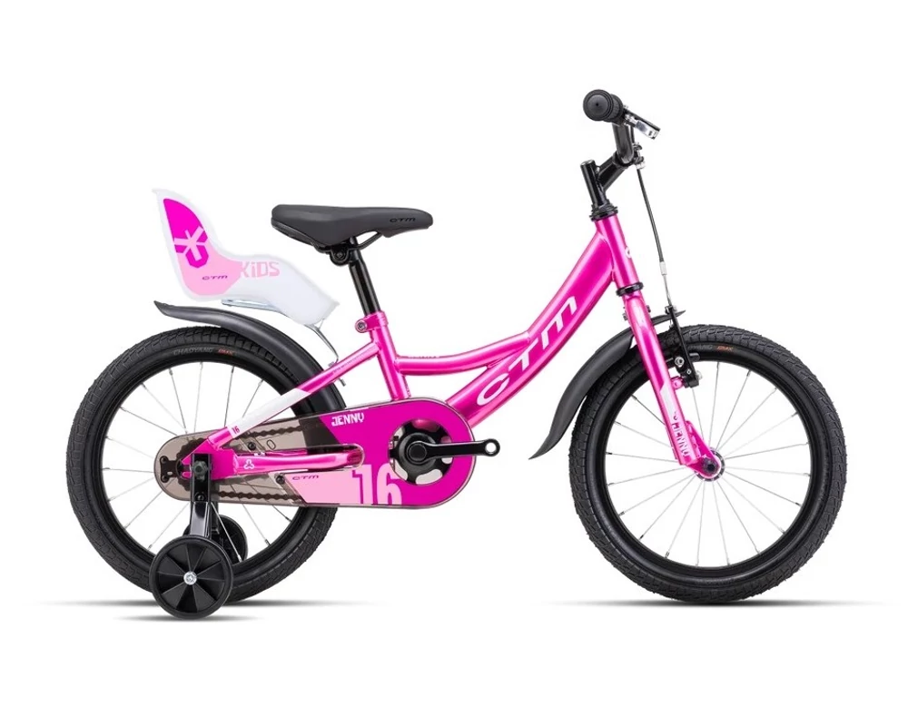 CTM Jenny 16" 2025 rózsaszín gyermek kerékpár 