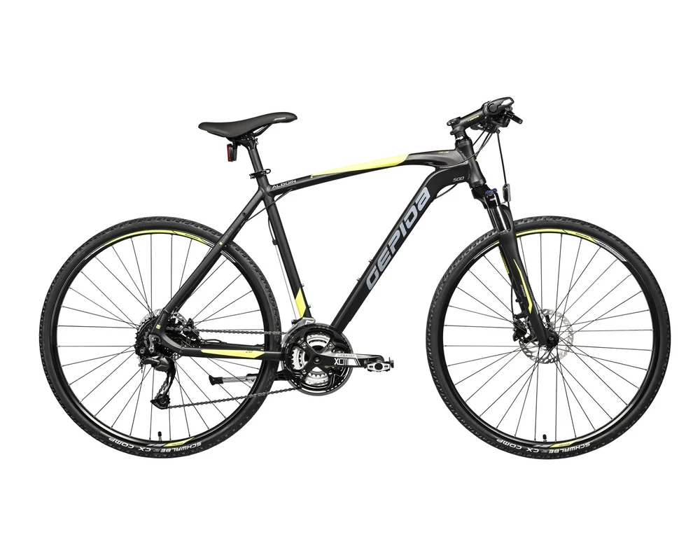 Gepida Alboin 500 CRS férfi matt fekete cross túratrekking kerékpár