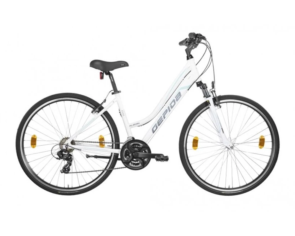 Gepida Alboin 200 CRS női fehér-kék cross túratrekking kerékpár
