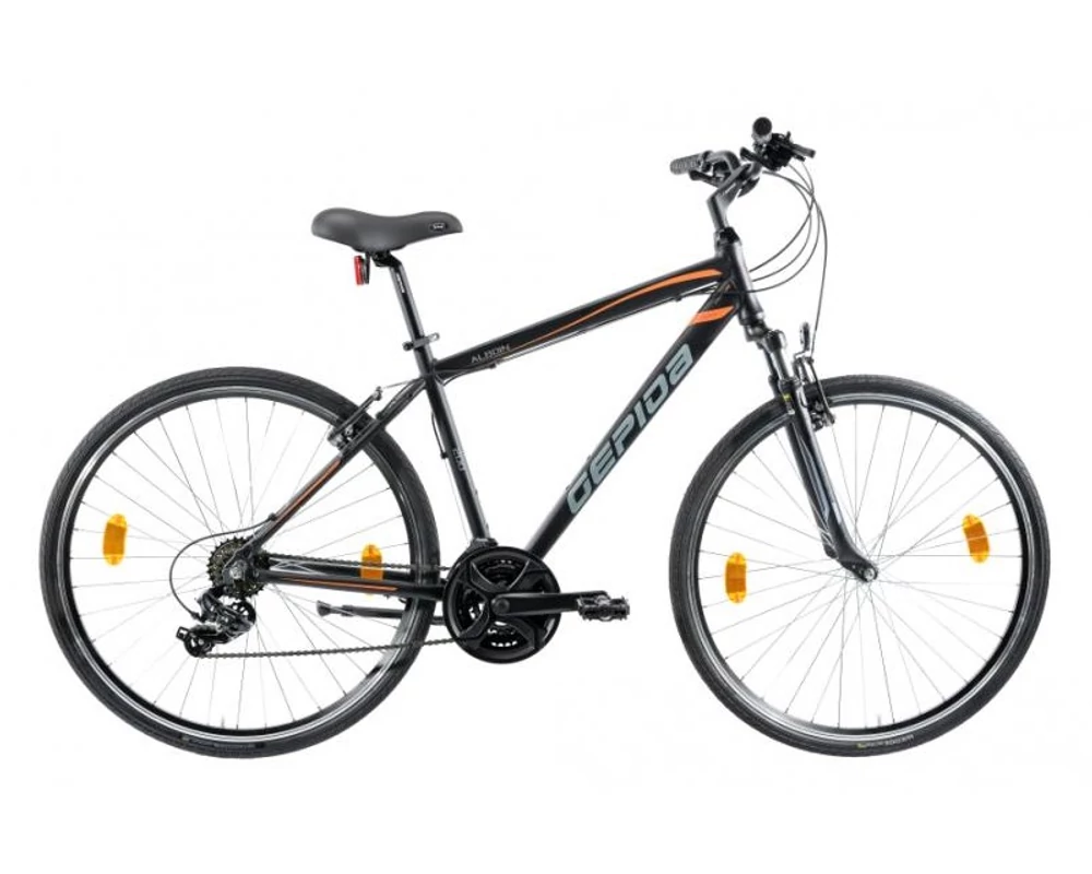 Gepida Alboin 200 CRS férfi fekete cross túratrekking kerékpár