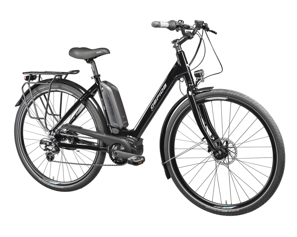 Gepida Reptila 800 Altus 7 elektromos városi kerékpár fekete