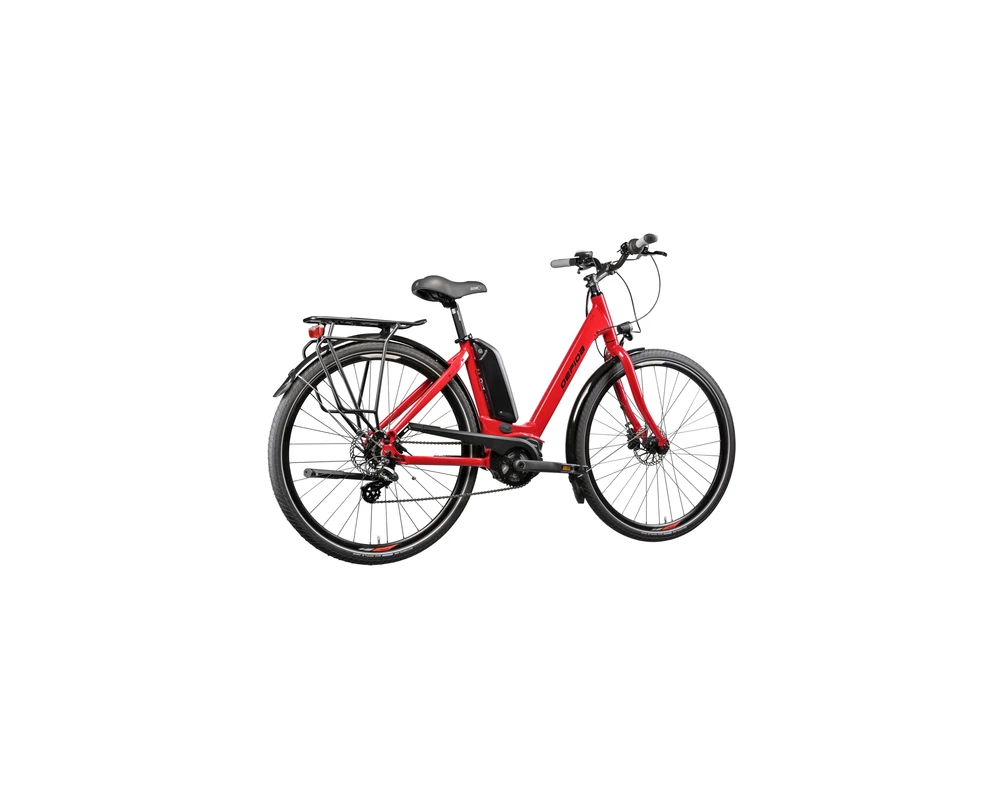 Gepida Reptila 800 Altus 7 elektromos városi kerékpár piros