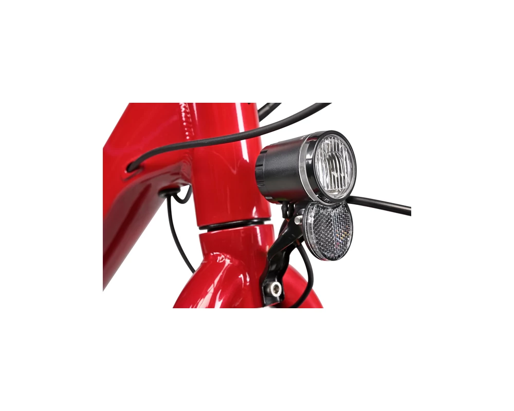 Gepida Reptila 800 Altus 7 elektromos városi kerékpár piros