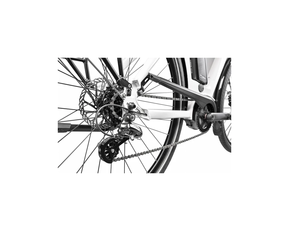 Gepida Reptila 800 Altus 7 elektromos városi kerékpár fehér