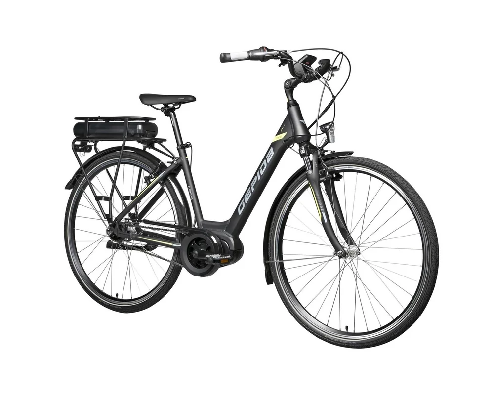 Gepida Crisia NX7 elektromos városi kerékpár fekete