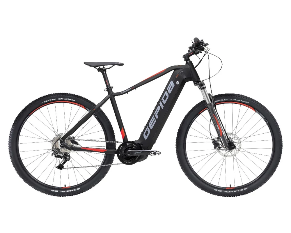 Gepida Sirmium Pro Deore 10 elektromos MTB kerékpár fekete