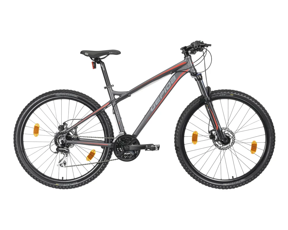 Gepida Mundo Pro férfi matt grafit 27,5" MTB kerékpár