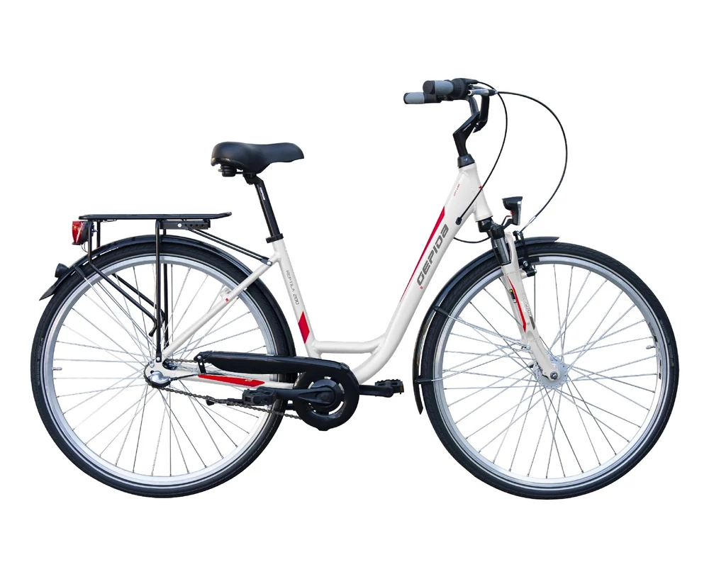 Gepida Reptila 200 női fehér városi-city kerékpár