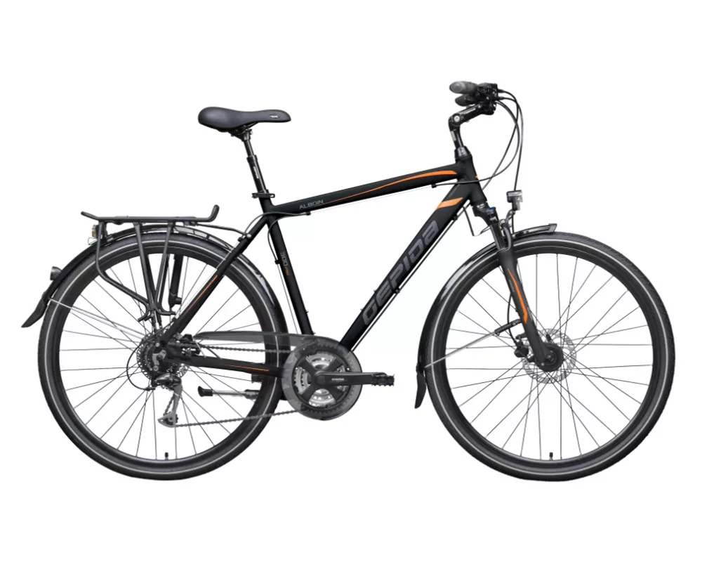 Gepida Alboin 300 Pro férfi matt fekete túratrekking kerékpár