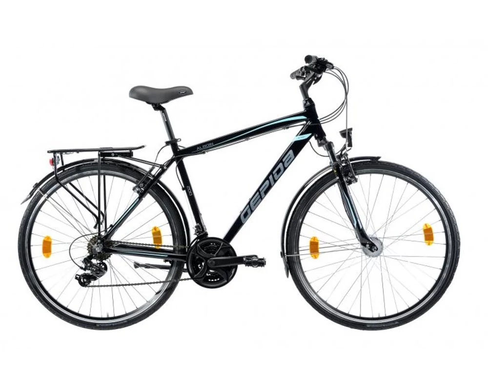 Gepida Alboin 200 férfi fekete túratrekking kerékpár