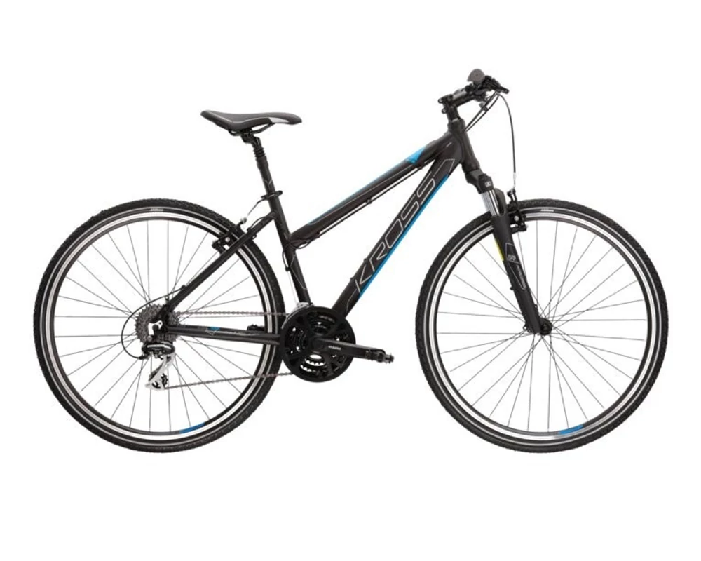 Kross Evado 3.0 női fekete-kék 2022 cross túratrekking kerékpár