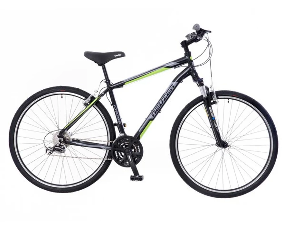 Neuzer X200 férfi matt fekete-szürke-lime cross túratrekking kerékpár