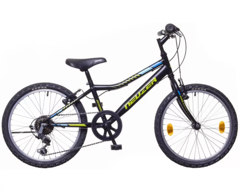 Neuzer Bobby 20" 6 sebességes fiú fekete-kék-zöld gyermek kerékpár