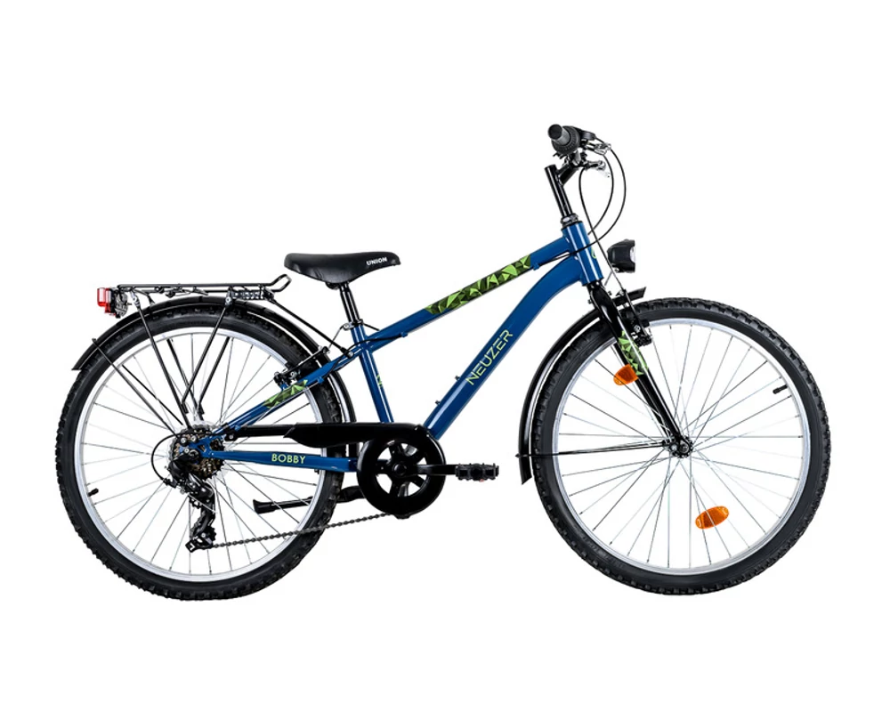 Neuzer Bobby 24" 7 sebességes city fiú kék gyermek kerékpár