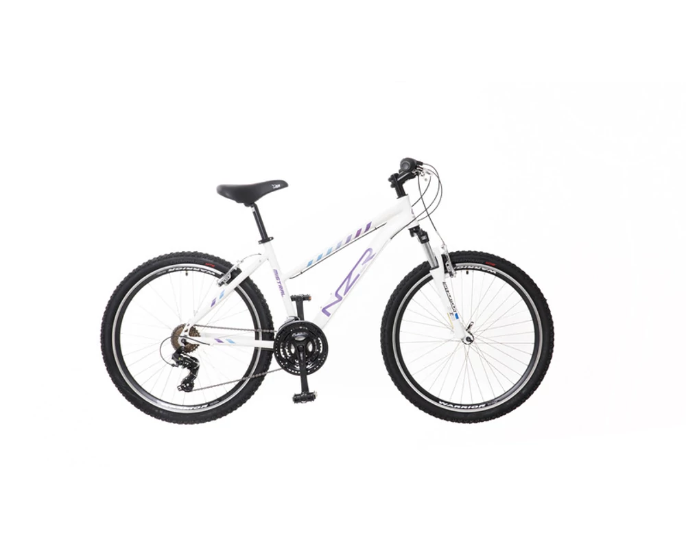 Neuzer Mistral 30 női matt fehér-lila 26" MTB kerékpár