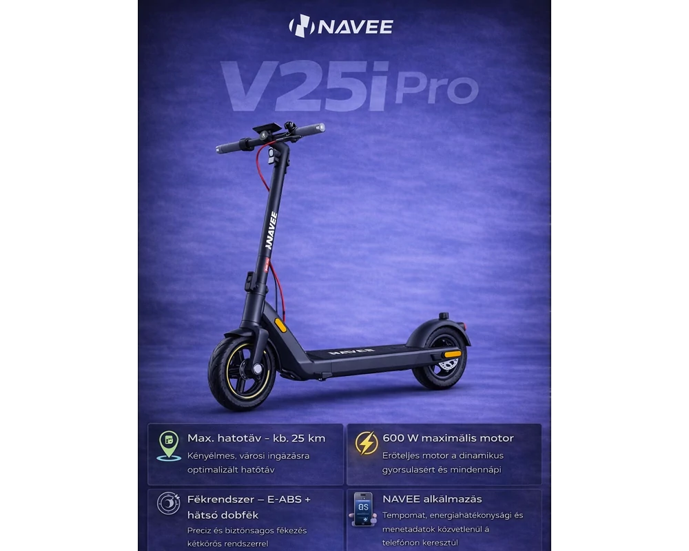 NAVEE V25i Pro felújított elektromos roller