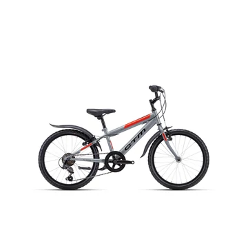 CTM Scooby 1.0 20&amp;quot; 6 sebességes 2024 grafit-piros gyermek kerékpár