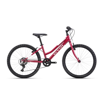 CTM Mony 24&amp;quot; 7 sebességes 2024 bordó gyermek kerékpár