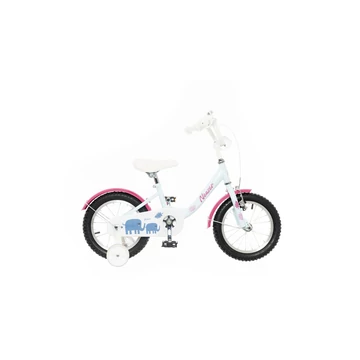 Neuzer BMX 16&amp;quot; lány világoskék-pink elefántos gyermek kerékpár