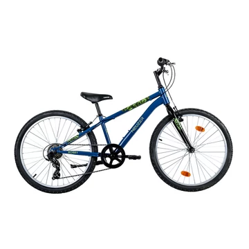 Neuzer Bobby 24&amp;quot; 7 sebességes fiú kék-fekete gyermek kerékpár