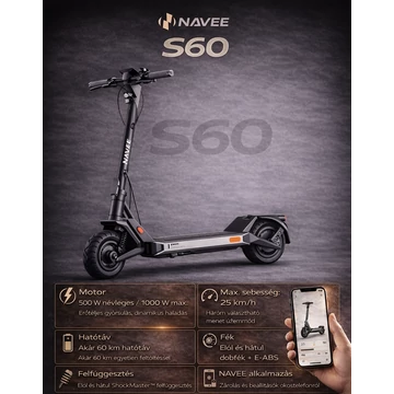 NAVEE S60 felújított elektromos roller
